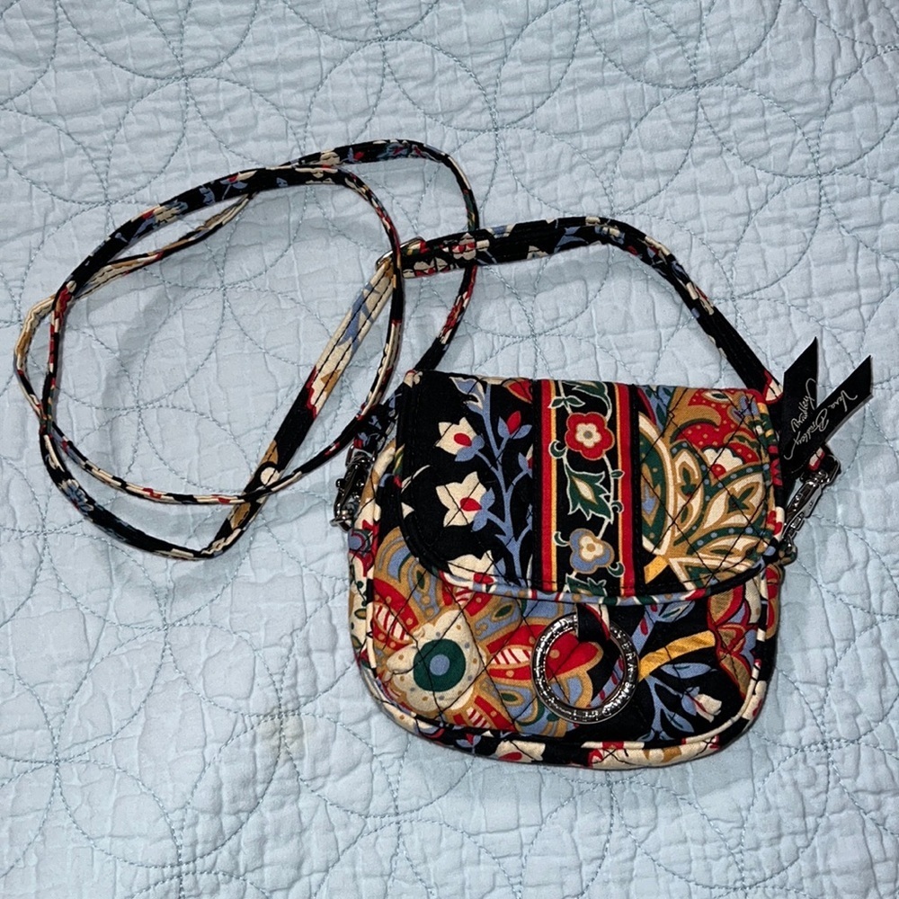 Vera Bradley mini crossbody bag or small clutch removable adjustable strap